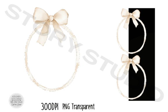 Download Elegant Beige Pink Bow Wreath Clipart - Elegant Collection