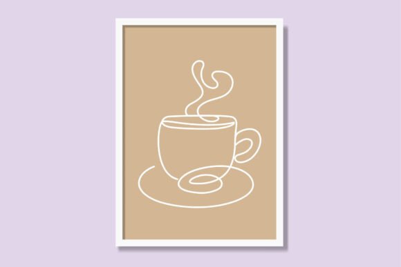 Download Teacup Linear Printable Poster Design - Poster Collection
