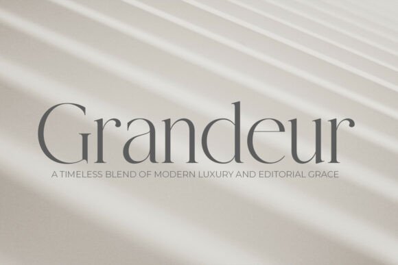 Download Grandeur – Elegant Classic Serif - Premium Resources