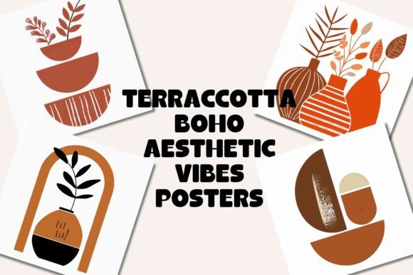 Download Terracotta Boho Aesthetic Posters - Poster Collection