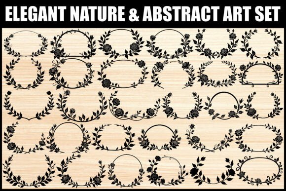 Download Elegant Floral Frame Clipart Bundle - Elegant Collection