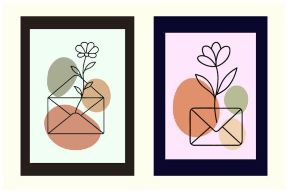 Download Line Art Set Minimal Botanical Poster - Poster Collection
