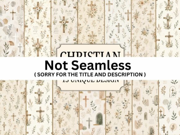 Download Elegant Christian Digital Paper Bundle - Elegant Collection