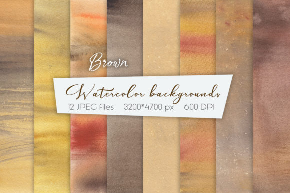 Download Brown Watercolor Backgrounds - Watercolor background Collection