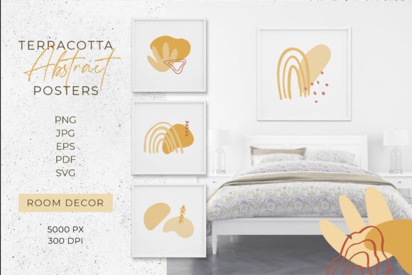 Download Boho Abstract Poster JPG Home Decor - Poster Collection