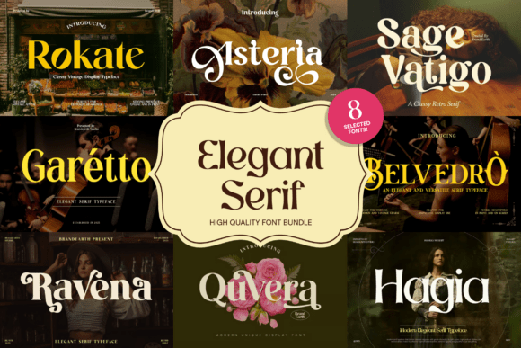 Download Elegant Serif Bundle - Premium Resources