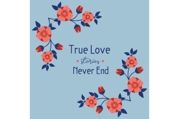 Download Elegant True Love Poster Template Design - Poster Collection